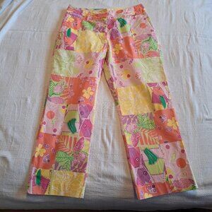 Lilly Pullitzer women's white Label size 2 capri pants